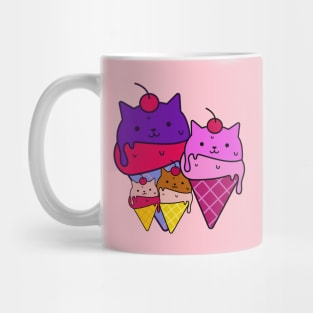 ICE CREAM FAMILY Mugs Coffee Mugs T-Shirt Stickers Mug